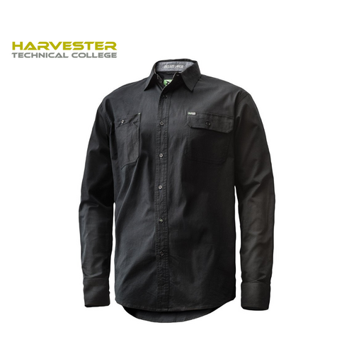 WORKWEAR, SAFETY & CORPORATE CLOTHING SPECIALISTS - HTC Student Mens Long Sleeve Shirt (Inc Logo)
