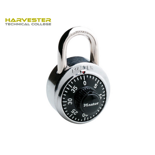 WORKWEAR, SAFETY & CORPORATE CLOTHING SPECIALISTS - HTC MASTER LOCK 1500 1-7/8in (48mm) General Security Combination Padlock 12/EA