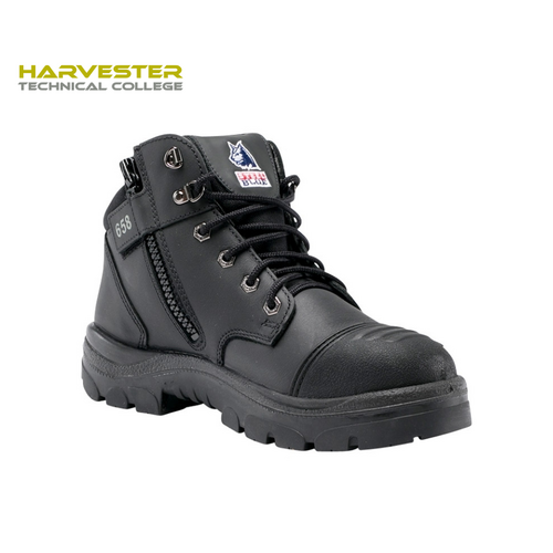WORKWEAR, SAFETY & CORPORATE CLOTHING SPECIALISTS HTC Low Zip - TPU Scuff - Zip Side Boot