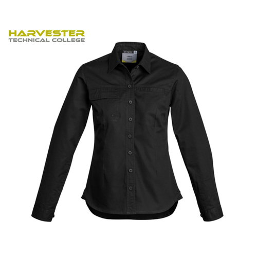 WORKWEAR, SAFETY & CORPORATE CLOTHING SPECIALISTS - HTC Student Ladies Long Sleeve Shirt (Inc Logo)