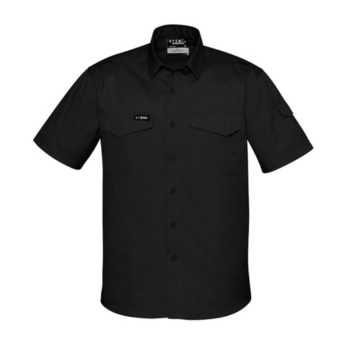 WORKWEAR, SAFETY & CORPORATE CLOTHING SPECIALISTS - HTC Student Mens S/S Shirt 2XS, XS & Plus Size (Inc Logo)