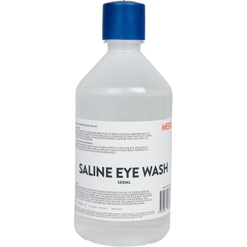 WORKWEAR, SAFETY & CORPORATE CLOTHING SPECIALISTS - EYEWASH STATION REPLACEMENT SOLUTION 500ML