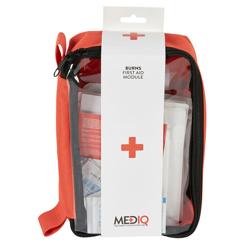 WORKWEAR, SAFETY & CORPORATE CLOTHING SPECIALISTS - Mediq Incident Ready First Aid Module Burns In Dark Orange Softpack -Dark Orange-One Size