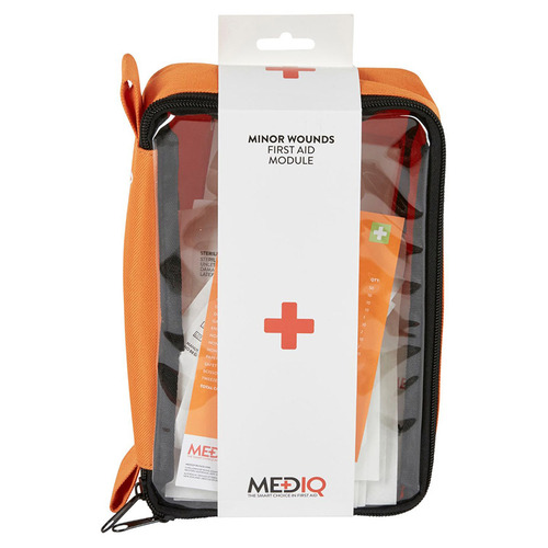 WORKWEAR, SAFETY & CORPORATE CLOTHING SPECIALISTS Mediq Incident Ready First Aid Module Minor Wounds In Orange Softpack-Orange-One Size