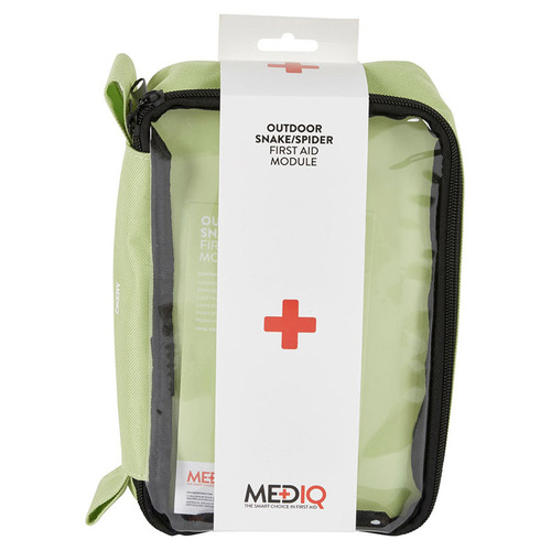 WORKWEAR, SAFETY & CORPORATE CLOTHING SPECIALISTS Mediq Incident Ready First Aid Module Outdoor / Snake / Spider In Lime Softpack -Lime-One Size