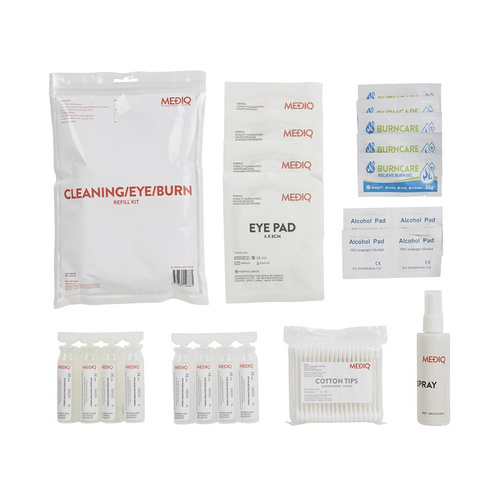 WORKWEAR, SAFETY & CORPORATE CLOTHING SPECIALISTS - FIRST AID KIT REFILL MODULE #4 - CLEANING/EYE/BURN