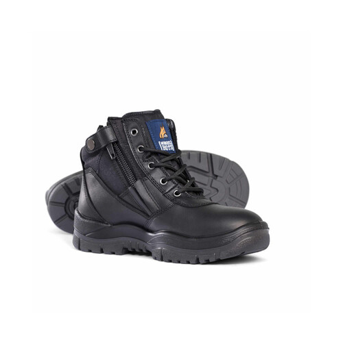 WORKWEAR, SAFETY & CORPORATE CLOTHING SPECIALISTS Black Non-Safety ZipSider Boot-Black-6