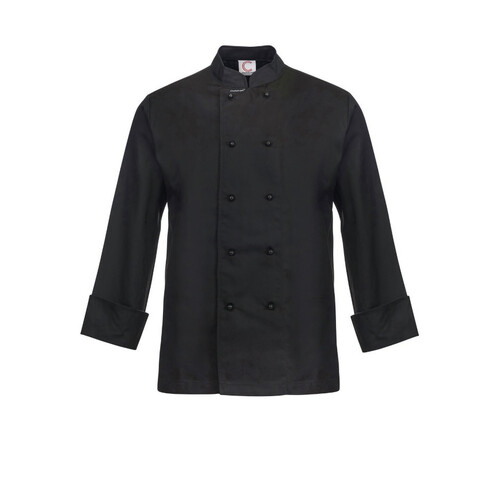 WORKWEAR, SAFETY & CORPORATE CLOTHING SPECIALISTS - CLASSIC CHEF JACKET L/S with fold back cuff & pen pocket