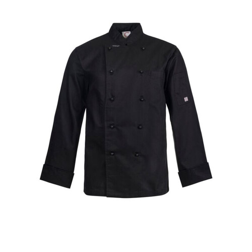 WORKWEAR, SAFETY & CORPORATE CLOTHING SPECIALISTS EXECUTIVE CHEF JACKET L/S with chest & pen pockets