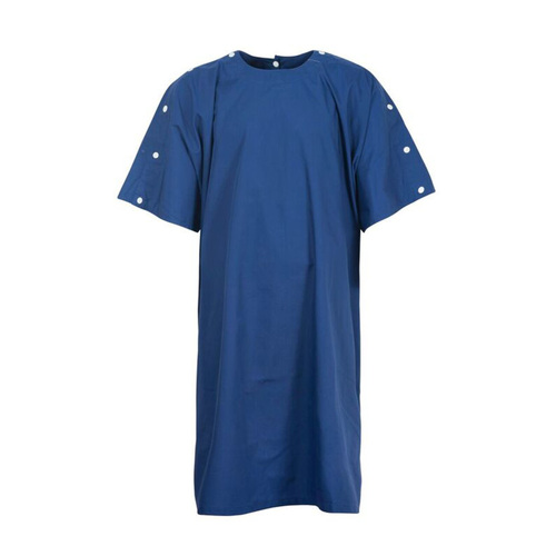 WORKWEAR, SAFETY & CORPORATE CLOTHING SPECIALISTS - Bariatric Gown with Neck and shoulder studs