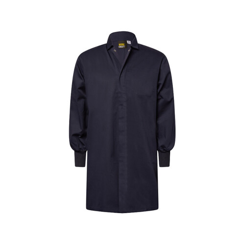 WORKWEAR, SAFETY & CORPORATE CLOTHING SPECIALISTS - Food Industry Dust Coat With Ribbed Cuff