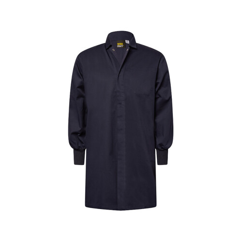 WORKWEAR, SAFETY & CORPORATE CLOTHING SPECIALISTS Food Industry Dust Coat With Ribbed Cuff