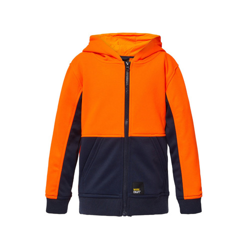 WORKWEAR, SAFETY & CORPORATE CLOTHING SPECIALISTS - ASCENT kids high-vis hoodie - full zip