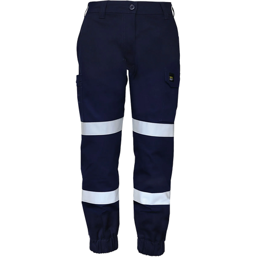WORKWEAR, SAFETY & CORPORATE CLOTHING SPECIALISTS STRETCH DRILL CARGO PANT-TAPE & HEM