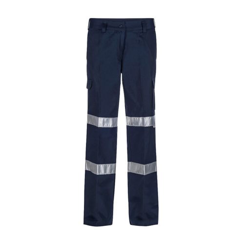WORKWEAR, SAFETY & CORPORATE CLOTHING SPECIALISTS - LADIES Mid Weight CARGO Trouser with 3M Tape (#8910)