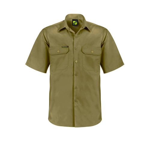 WORKWEAR, SAFETY & CORPORATE CLOTHING SPECIALISTS Lightweight Short Sleeve Vented Cotton Drill Shirt