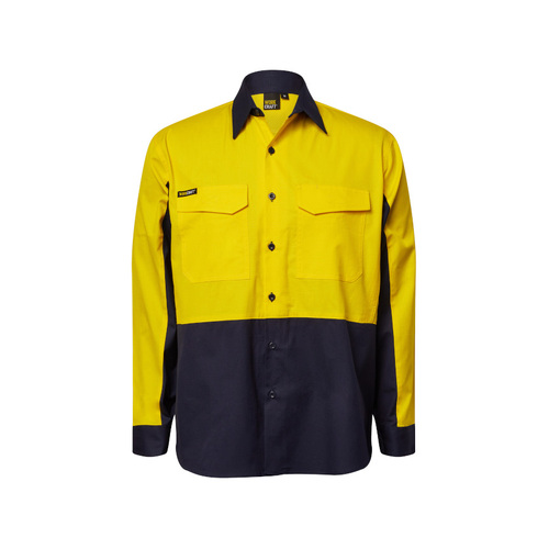 WORKWEAR, SAFETY & CORPORATE CLOTHING SPECIALISTS RIPSTOP LONG SLEEVE VENTED SHIRT