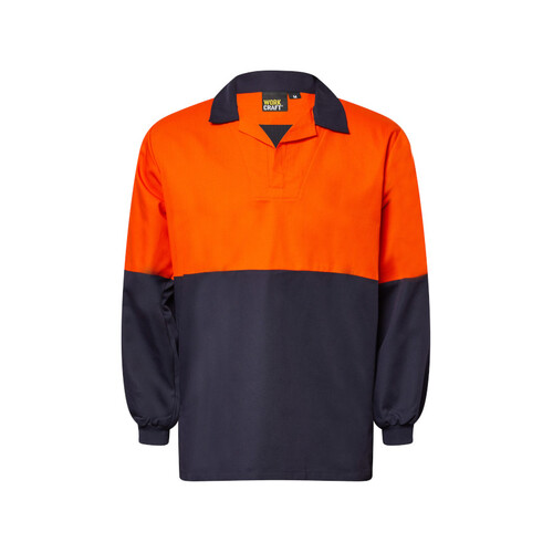 WORKWEAR, SAFETY & CORPORATE CLOTHING SPECIALISTS JACSHIRT L/S HIVIS 2 TONE NKIN