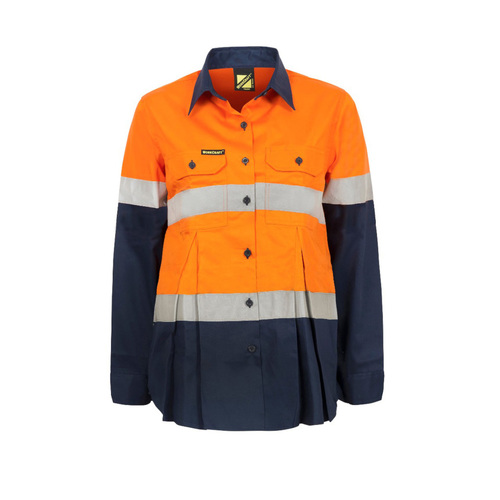 WORKWEAR, SAFETY & CORPORATE CLOTHING SPECIALISTS Maternity two tone vented shirt with CSR tape