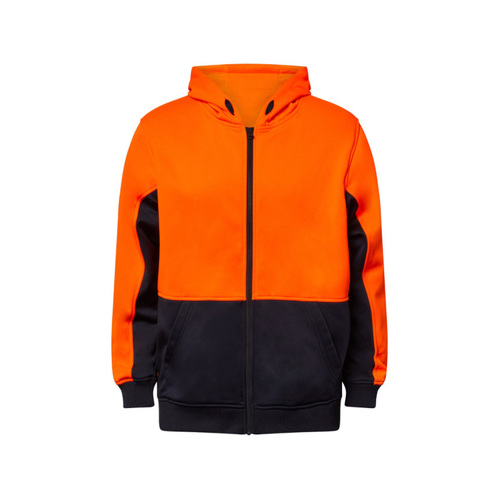 WORKWEAR, SAFETY & CORPORATE CLOTHING SPECIALISTS - PINNACLE HI VIS HOODIE W/ZIP