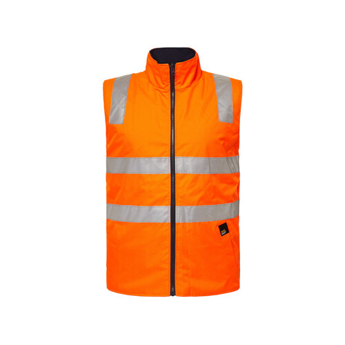 WORKWEAR, SAFETY & CORPORATE CLOTHING SPECIALISTS - WET WEATHER REVERSIBLE VEST WITH CSR1303-6A