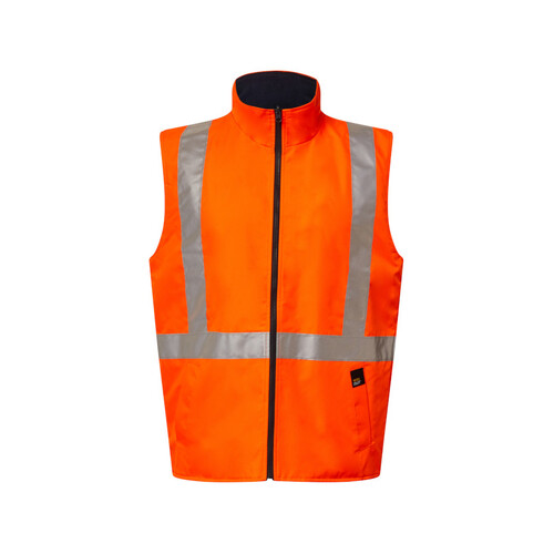 WORKWEAR, SAFETY & CORPORATE CLOTHING SPECIALISTS DEW NSW RAIL X TAPE VEST