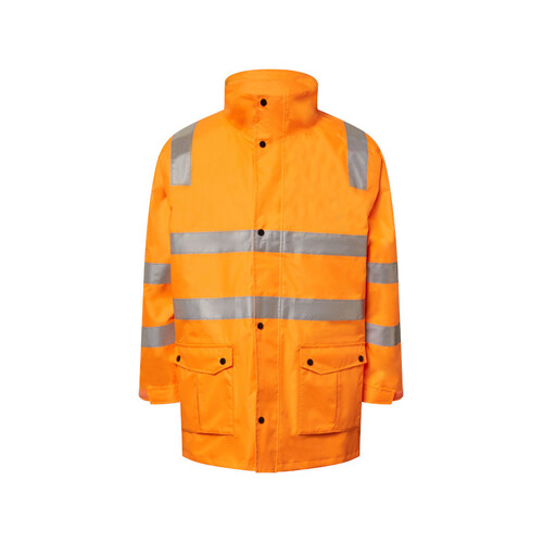 WORKWEAR, SAFETY & CORPORATE CLOTHING SPECIALISTS - HAIL VIC RAIL OUTER JKT W/TAPE