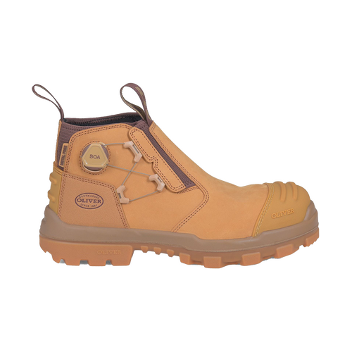 WORKWEAR, SAFETY & CORPORATE CLOTHING SPECIALISTS - AT 54 - Wheat Elastic Sided Boa Boot