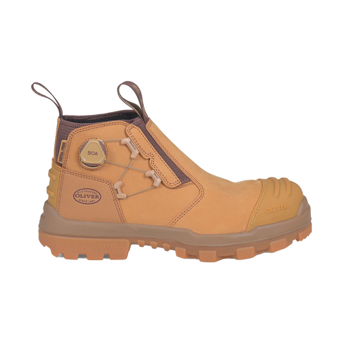 WORKWEAR, SAFETY & CORPORATE CLOTHING SPECIALISTS AT 54 - Wheat Elastic Sided Boa Boot
