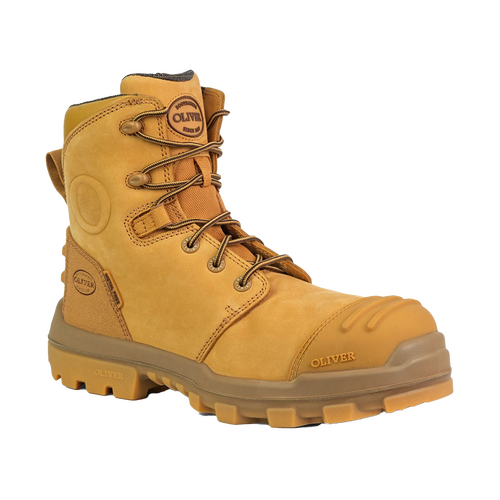 WORKWEAR, SAFETY & CORPORATE CLOTHING SPECIALISTS - AT 54 - 150mm Wheat Zip Sided Boot