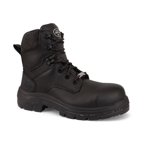 WORKWEAR, SAFETY & CORPORATE CLOTHING SPECIALISTS - AT 59 - Women's 150mm Black Zip Sided Boot
