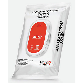 WORKWEAR, SAFETY & CORPORATE CLOTHING SPECIALISTS - Iso Propyl Cleaning Wipes - Flatpack of 80-White-One Size