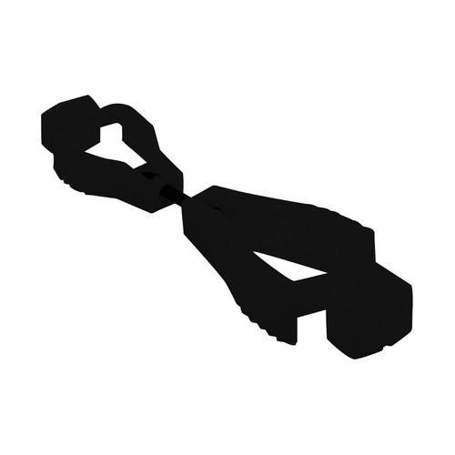 WORKWEAR, SAFETY & CORPORATE CLOTHING SPECIALISTS Glove Clip Keeper Black (MOQ 10)