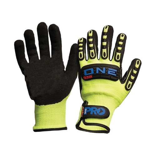 WORKWEAR, SAFETY & CORPORATE CLOTHING SPECIALISTS - Arax ONE Nitrile Foam / Cut Resistant Liner Rubber Back Gloves