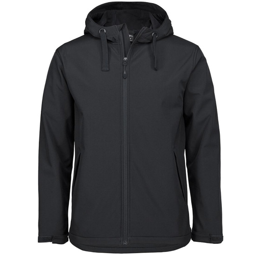 WORKWEAR, SAFETY & CORPORATE CLOTHING SPECIALISTS - PODIUM WATER RESISTANT HOODED SOFTSHELL JACKET