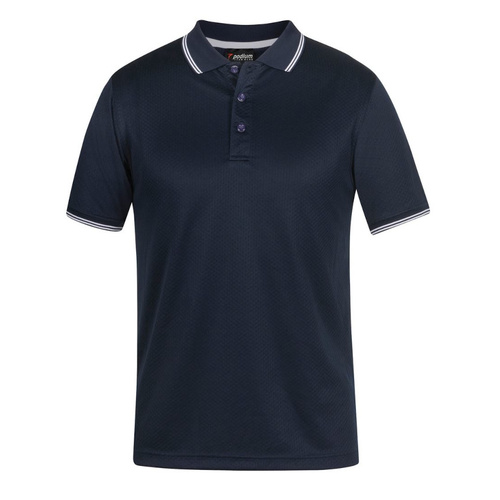 WORKWEAR, SAFETY & CORPORATE CLOTHING SPECIALISTS - Jacquard Contrast Polo