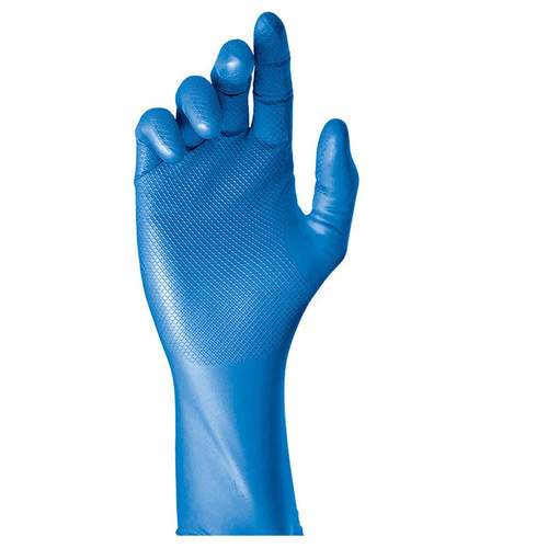 WORKWEAR, SAFETY & CORPORATE CLOTHING SPECIALISTS GRIPPAZ JAN SAN FOOD 6MIL 30CM EXTENDED USE GLOVES