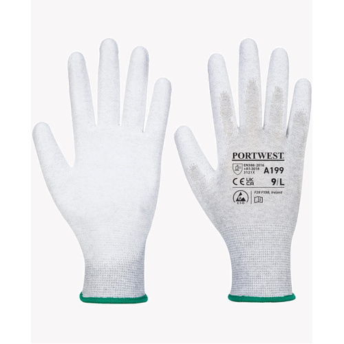 WORKWEAR, SAFETY & CORPORATE CLOTHING SPECIALISTS - Antistatic PU Palm Glove