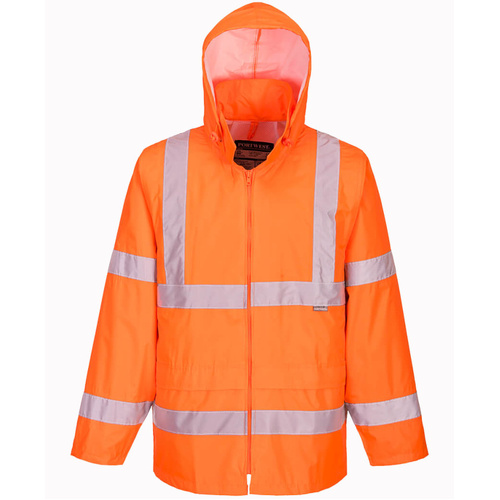 WORKWEAR, SAFETY & CORPORATE CLOTHING SPECIALISTS Hi-Vis Rain Jacket