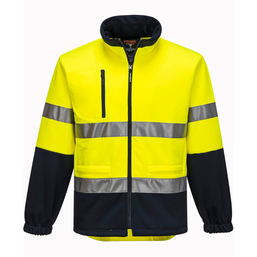 WORKWEAR, SAFETY & CORPORATE CLOTHING SPECIALISTS Water Repellent Brush Fleece Jacket with Tape (Old HV315A)