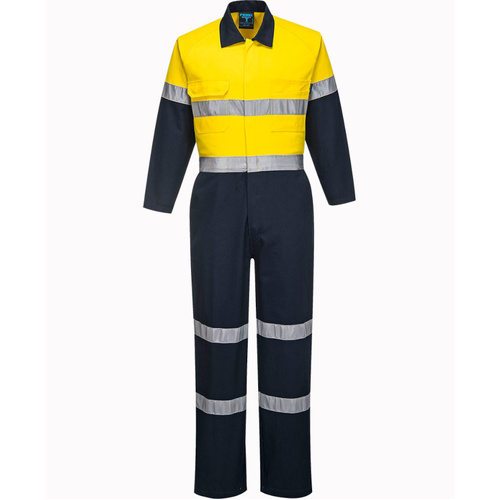 WORKWEAR, SAFETY & CORPORATE CLOTHING SPECIALISTS Regular Weight Combination Coveralls with Tape (Old WW9311A)