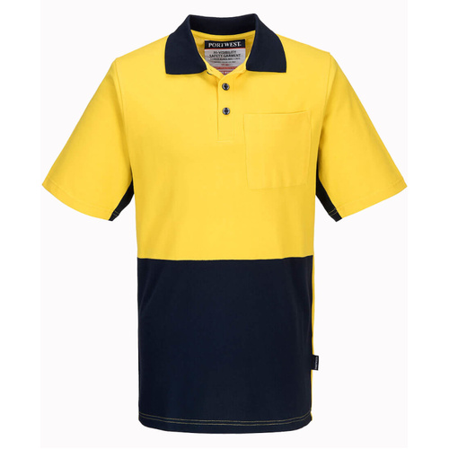 WORKWEAR, SAFETY & CORPORATE CLOTHING SPECIALISTS Short Sleeve Cotton Pique Polo (Old WW618)