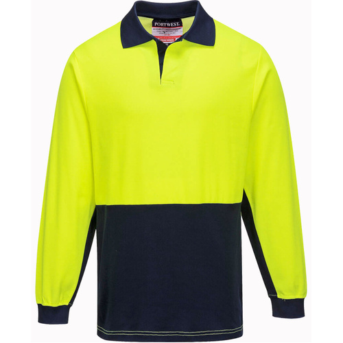 WORKWEAR, SAFETY & CORPORATE CLOTHING SPECIALISTS Long Sleeve Food industry Cotton Comfort Polo (Old FOOD213)