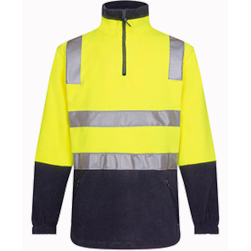 WORKWEAR, SAFETY & CORPORATE CLOTHING SPECIALISTS - Polar Fleece Jumper with tape (Old HV215)