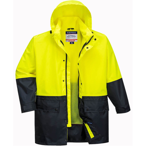 WORKWEAR, SAFETY & CORPORATE CLOTHING SPECIALISTS - Kimberley Lightweight Hi-Vis Rain Jacket (Old HV206)