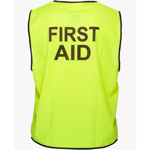WORKWEAR, SAFETY & CORPORATE CLOTHING SPECIALISTS - Day Vest - FIRST AID (Old HV116-FA)