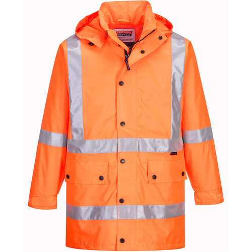 WORKWEAR, SAFETY & CORPORATE CLOTHING SPECIALISTS Max Rain Jacket with Cross Back Tape (Old FHV306X)
