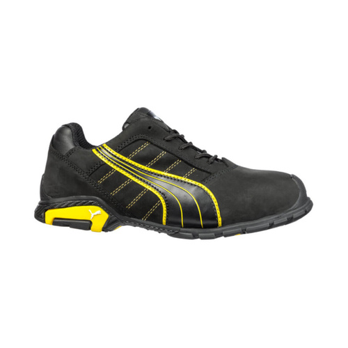 WORKWEAR, SAFETY & CORPORATE CLOTHING SPECIALISTS AMSTERDAM SHOE - BLACK/YELLOW