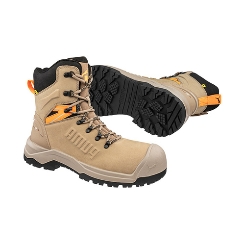 WORKWEAR, SAFETY & CORPORATE CLOTHING SPECIALISTS IRON HEAVY DUTY 8 INCH BOOT - Stone - 8.5