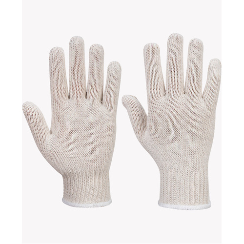WORKWEAR, SAFETY & CORPORATE CLOTHING SPECIALISTS String Knit Liner Gloves White